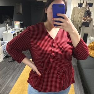 Old Navy size XXL plaid top